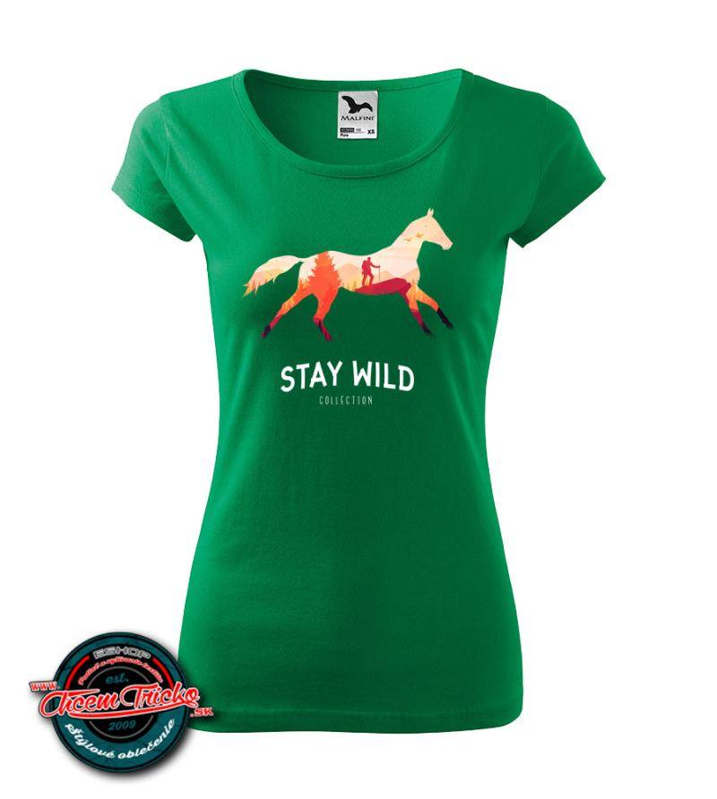 Dámske tričko Staywild- Kôň