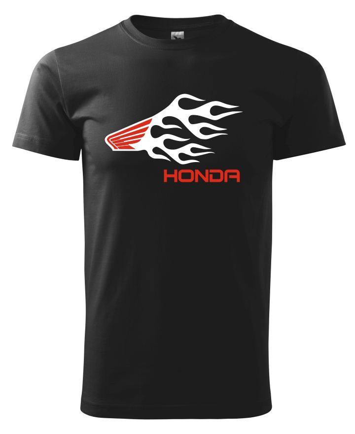 Tričko s motívom Honda Flames
