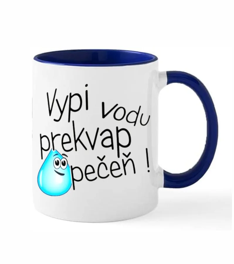 Hrnček Vypi vodu prekvap pečeň