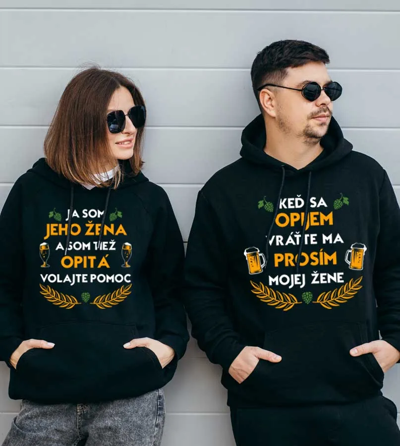 Mikiny pre páry Keď sa opijem vráťte ma