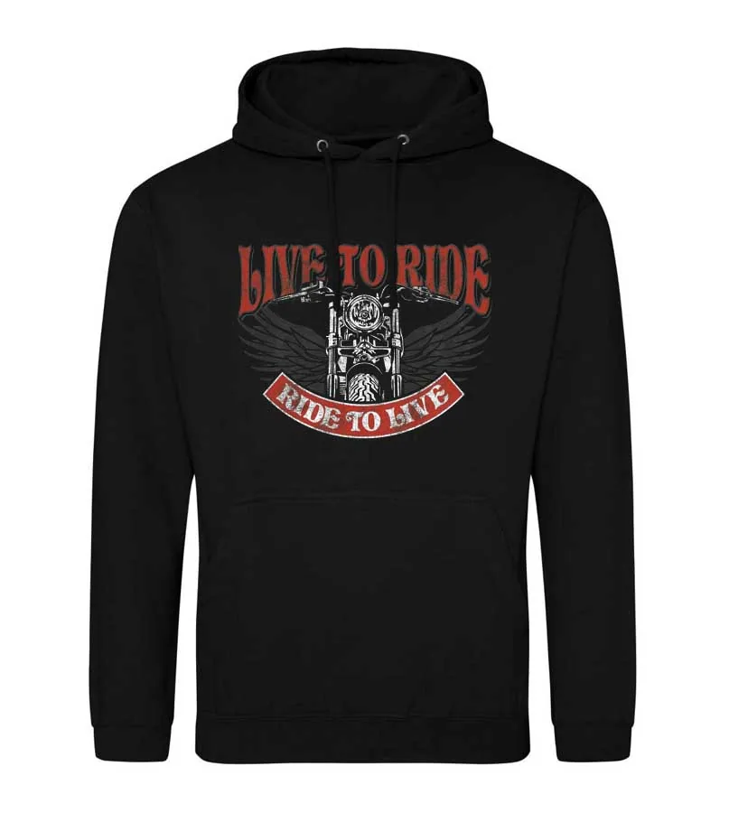 Moto mikina Live to ride