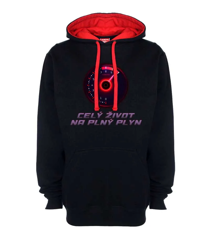 Moto mikina Celý život na plný plyn NEW 3