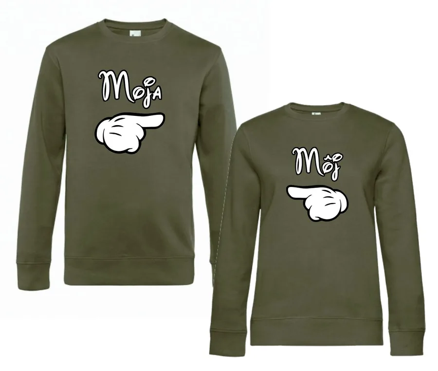 Mikiny pre páry Môj / Moja - akcia