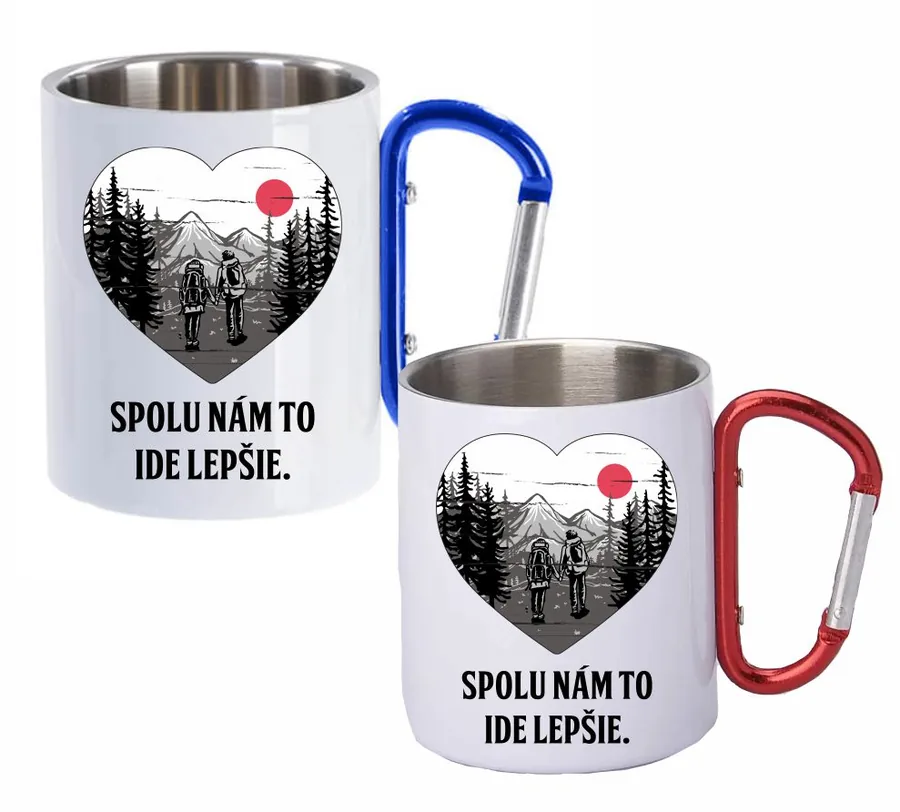 Hrnček kovový Spolu nám to ide lepšie