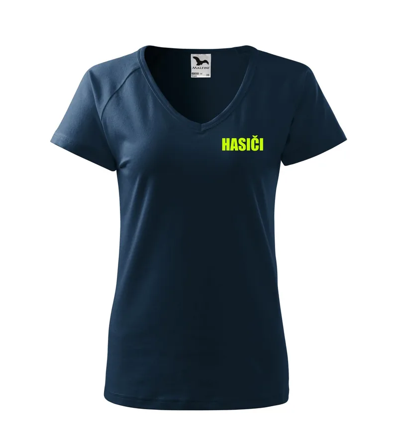 Dámske tričko s potlačou Hasiči 