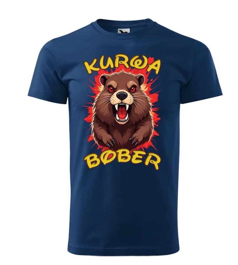 Vtipné pánské tričko Kurwa Bober
