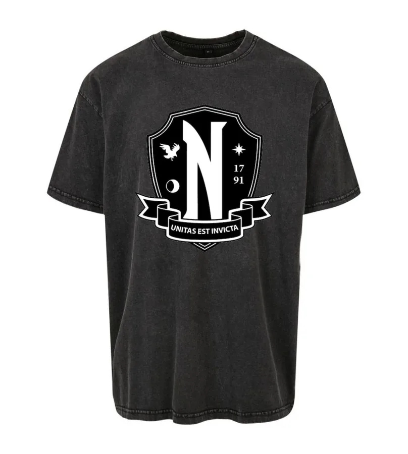 Unisex tričko oversize Nevermore Academy