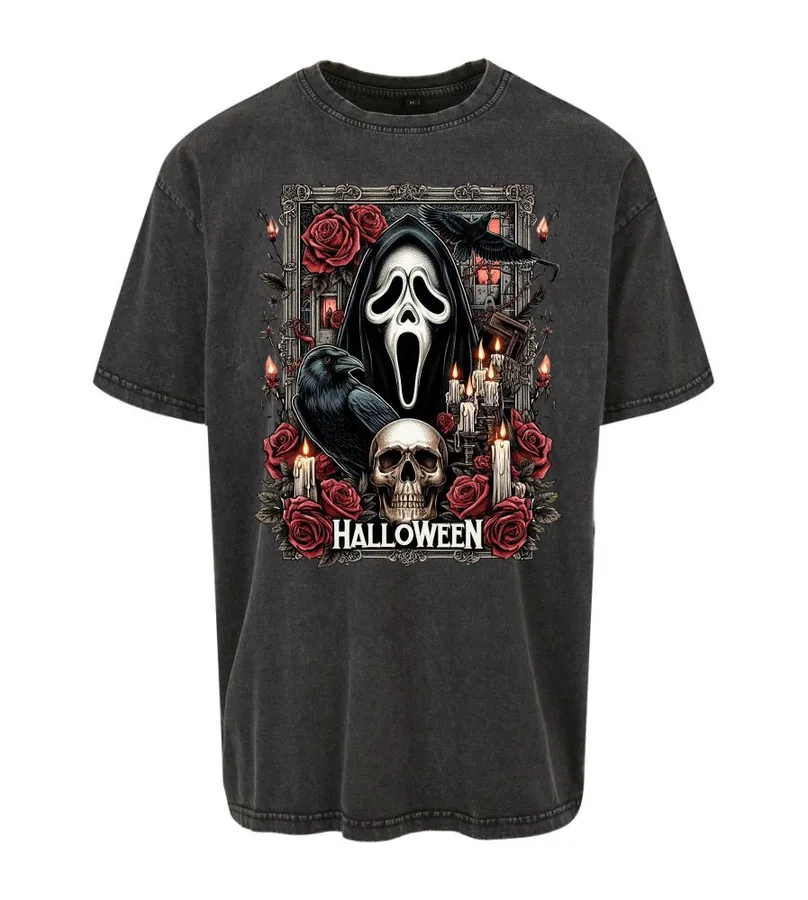 Unisex tričko oversize Ghostface