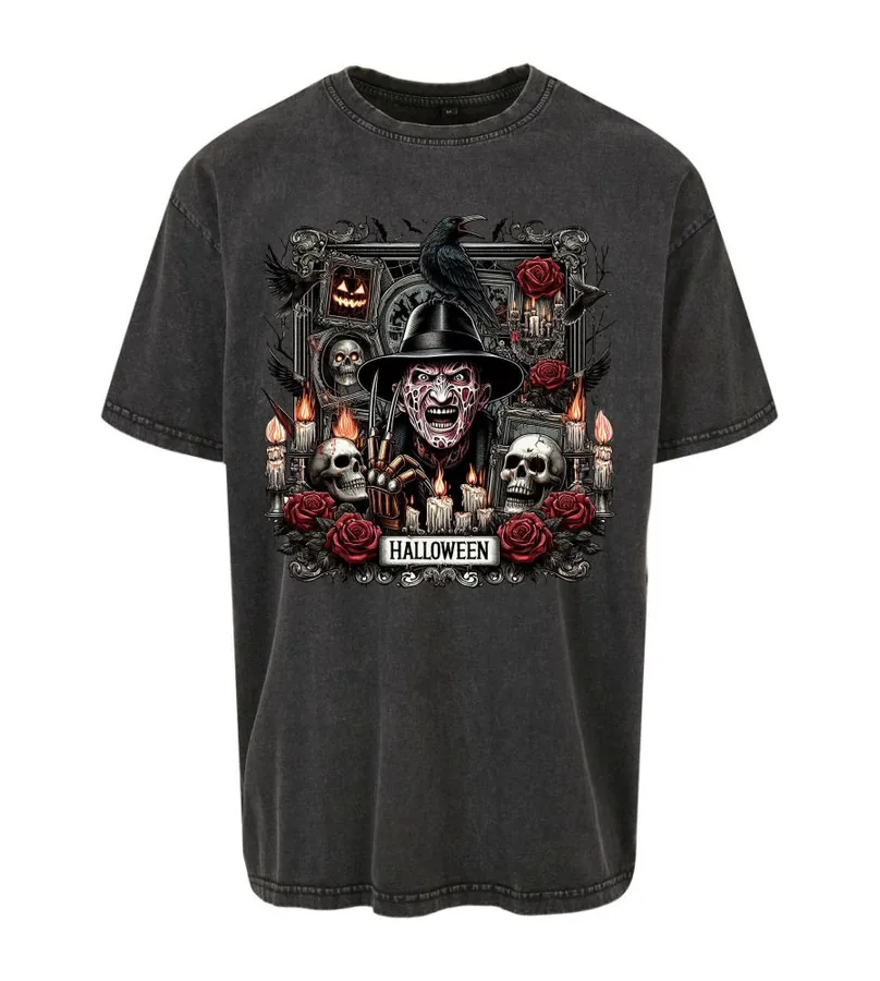 Unisex tričko oversize Freddy Krueger