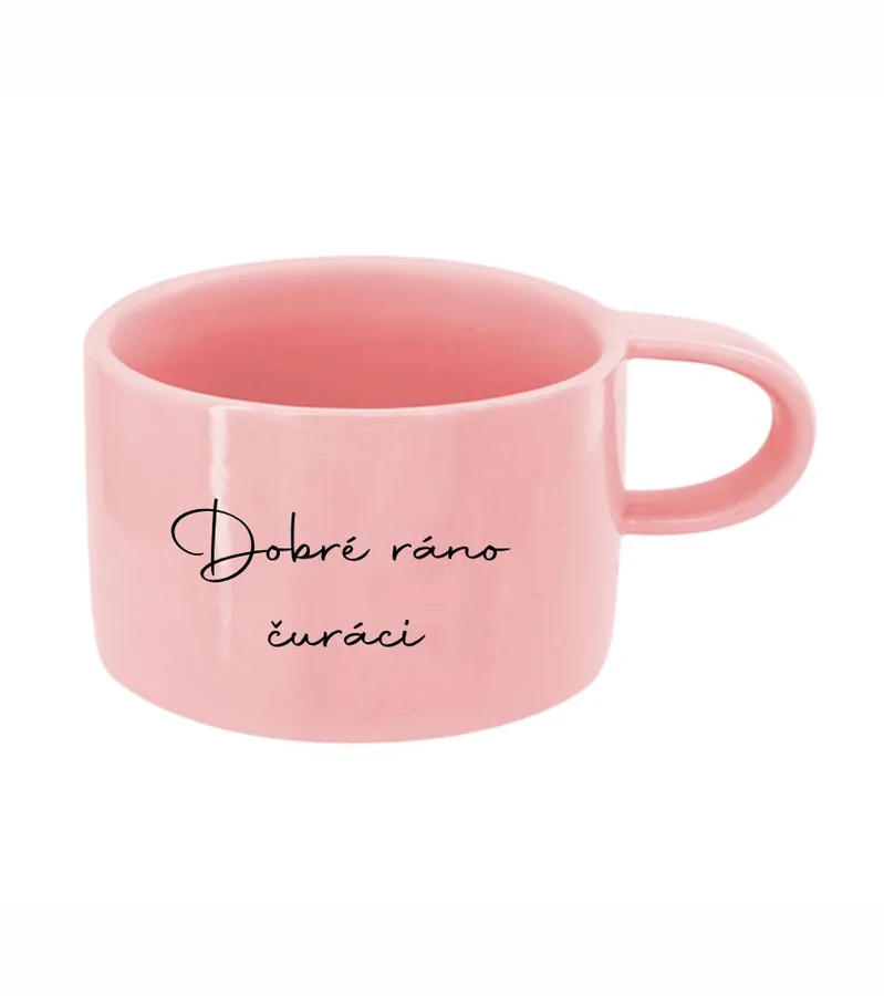 Hrnček s potlačou Dobré ráno čuráci