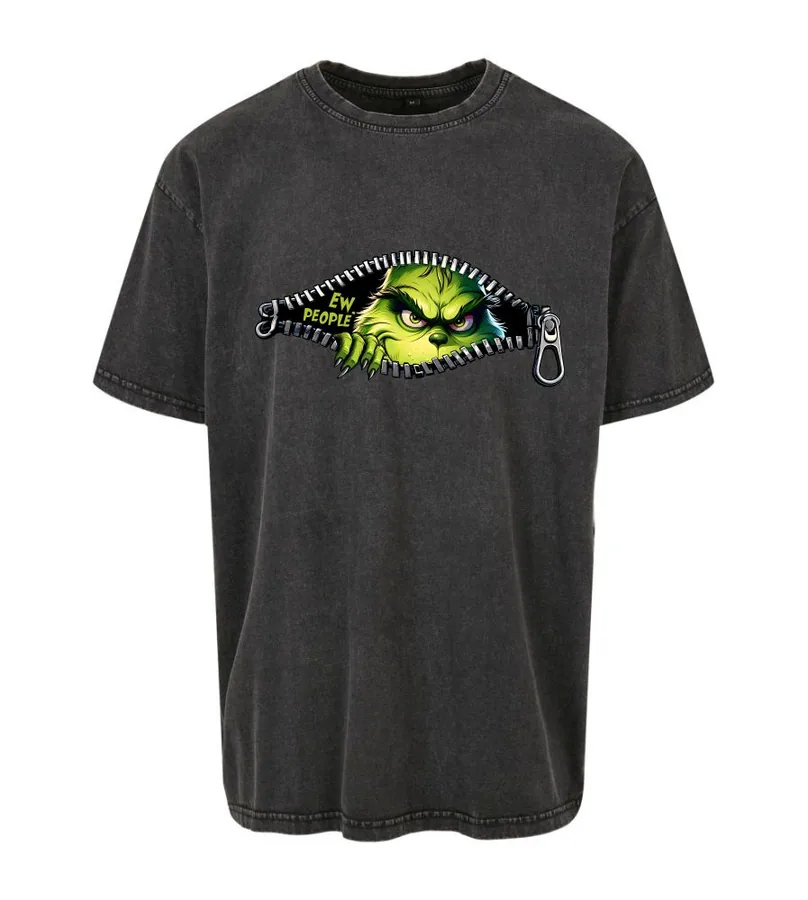 Unisex tričko oversize Ew People Grinch