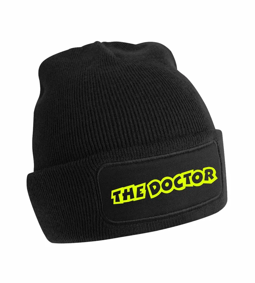 Zimná čiapka s motívom The Doctor