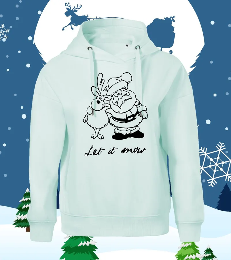 Dámska mikina Let it snow
