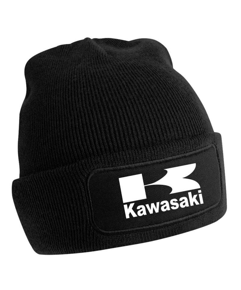 Zimná čiapka s motívom Kawasaki