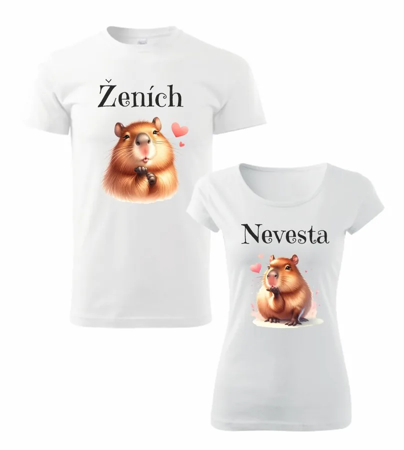 Tričká Ženích a Nevesta