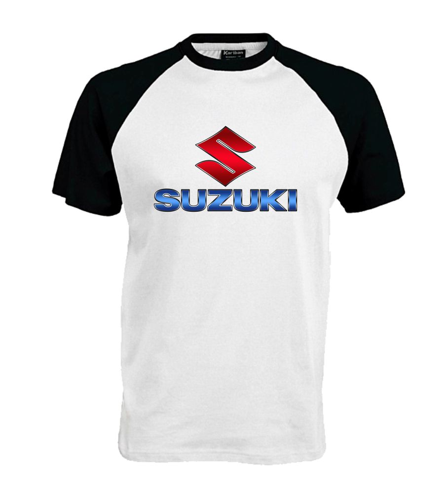 Baseballové tričko s potlačou Suzuki