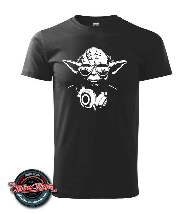 Tričko s potlačou DJ Yoda