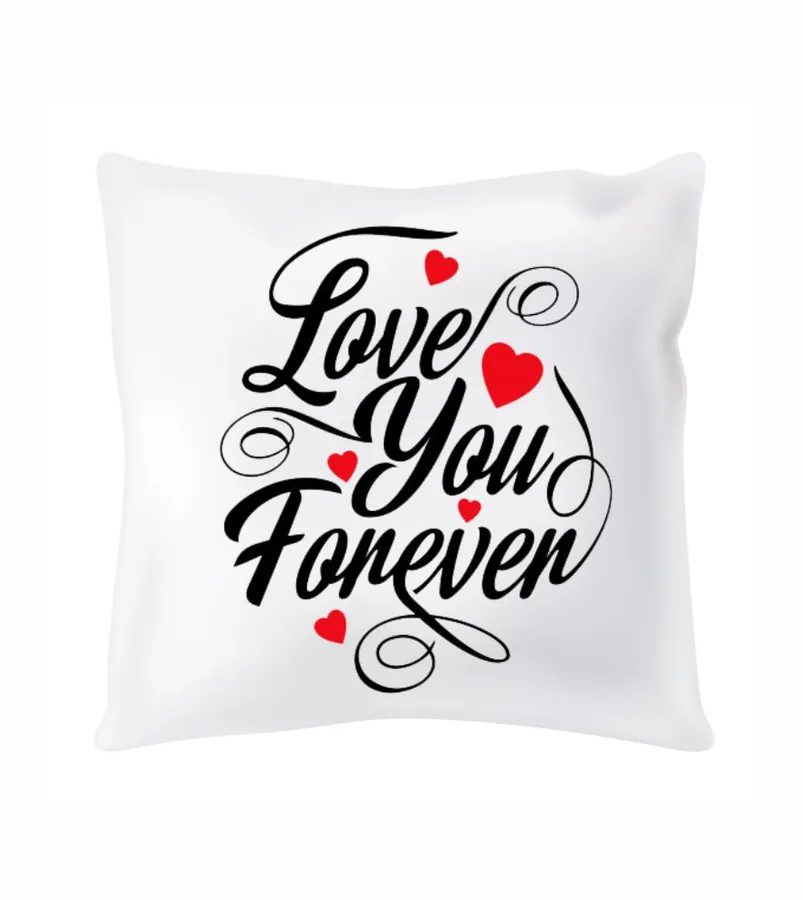 Saténový vankúš Love You Forever