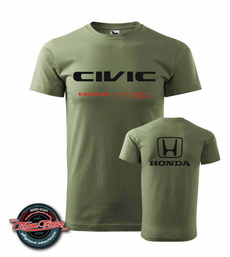Tričko s potlačou Honda Civic