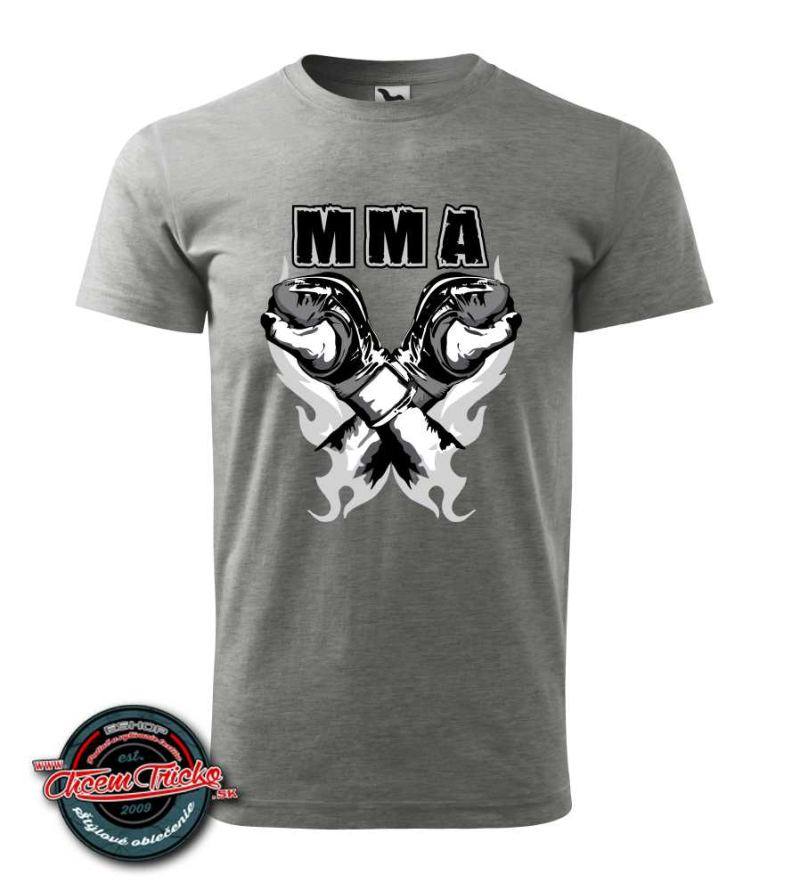Tričko s potlačou MMA