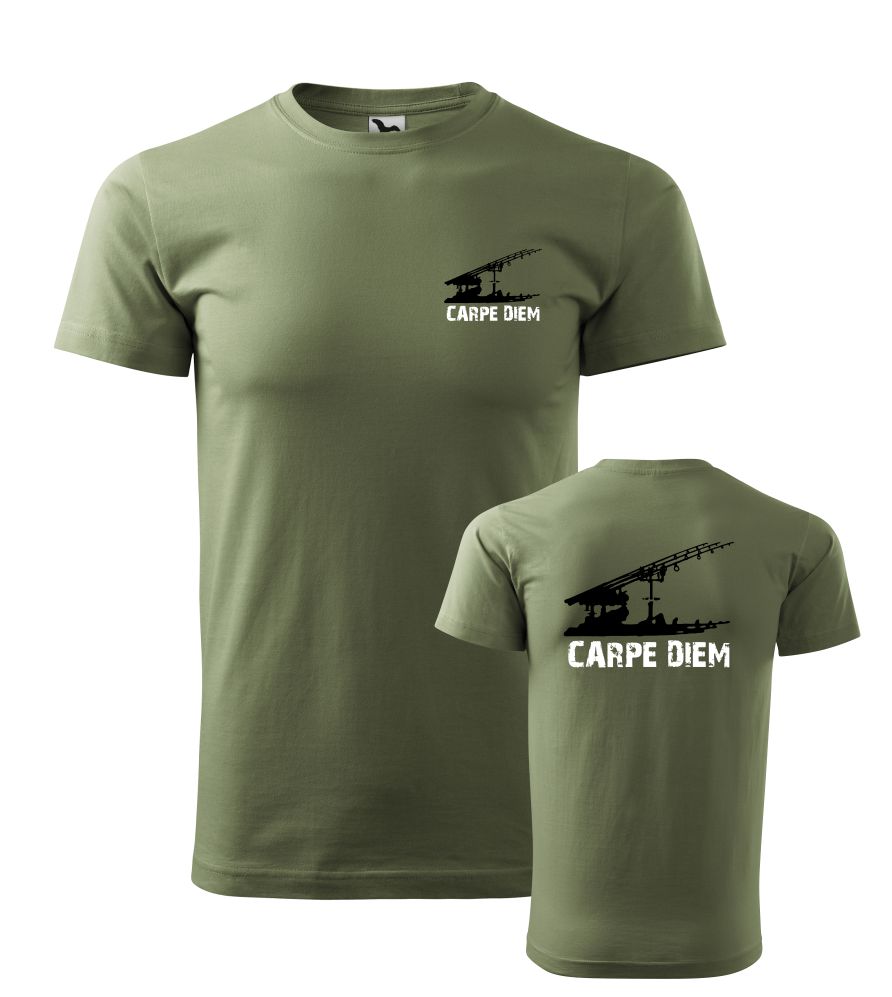 Rybárske tričko s motívom Carpe diem