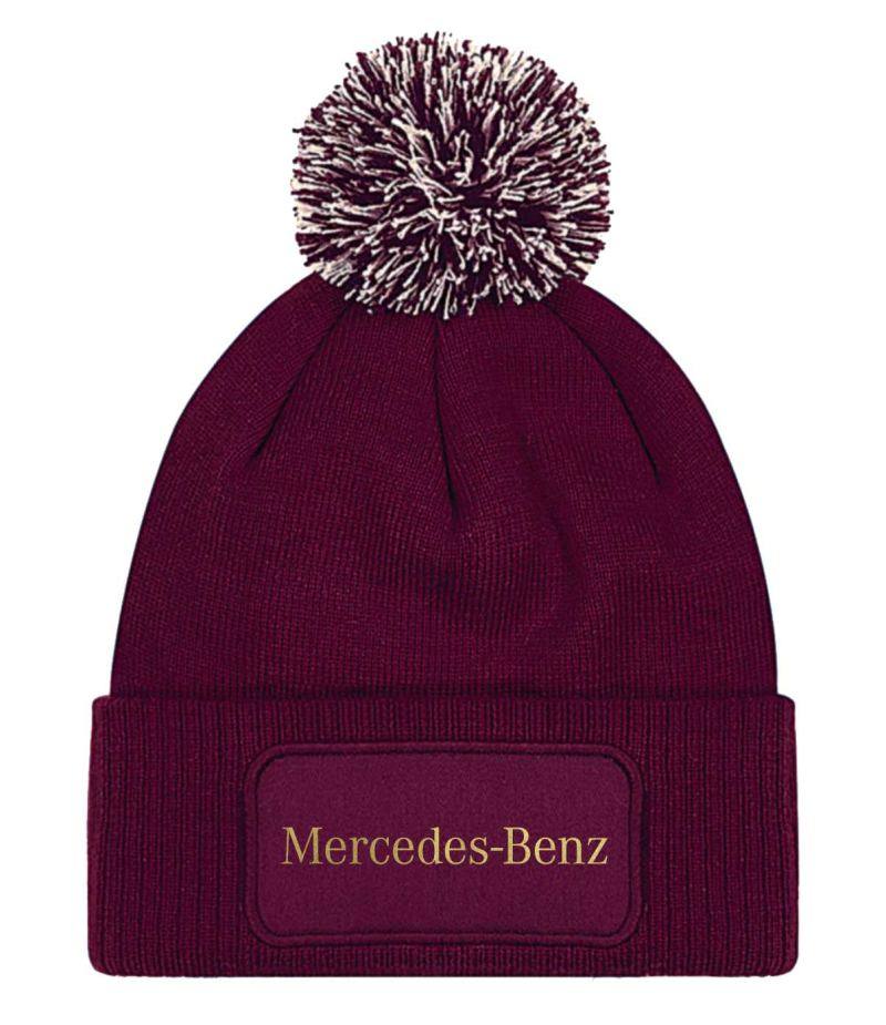 Zimná čiapka s motívom Mercedes-Benz gold