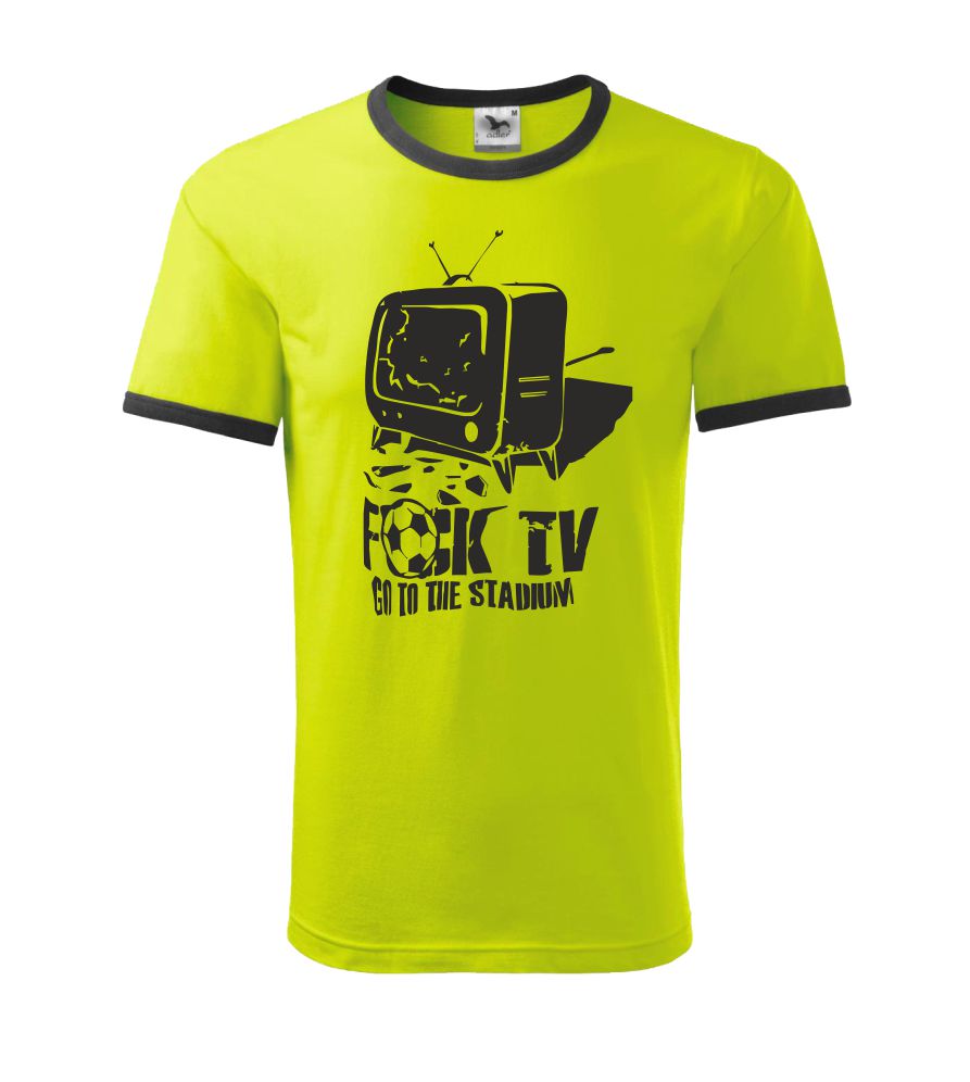 Tričko s potlačou Fuck TV