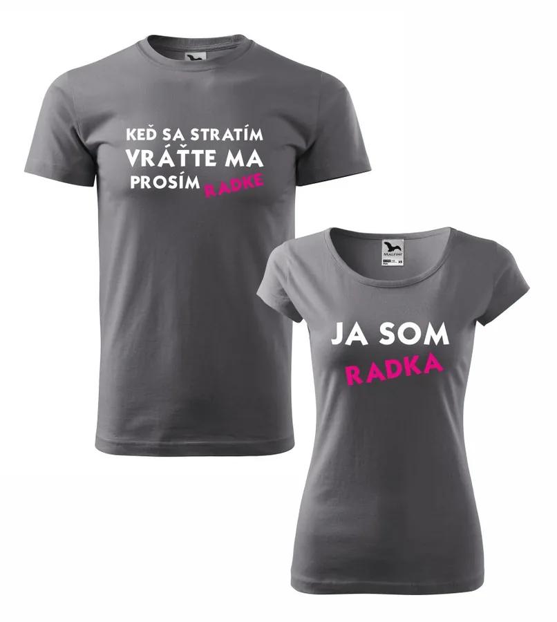 Tričká s potlačou Keď sa stratím, vráťte ma! 