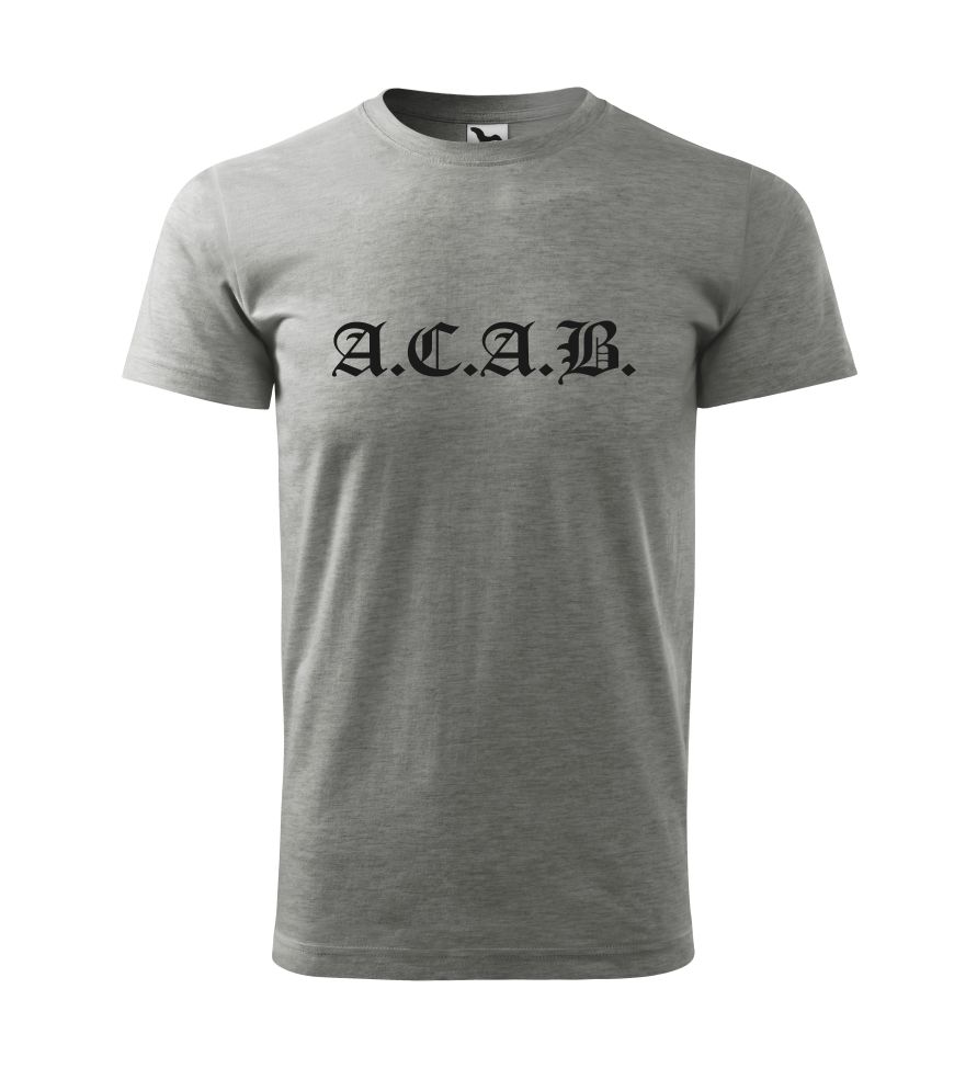 Tričko s potlačou A.C.A.B.