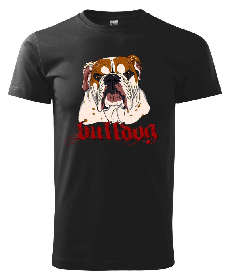 Tričko s potlačou Bulldog