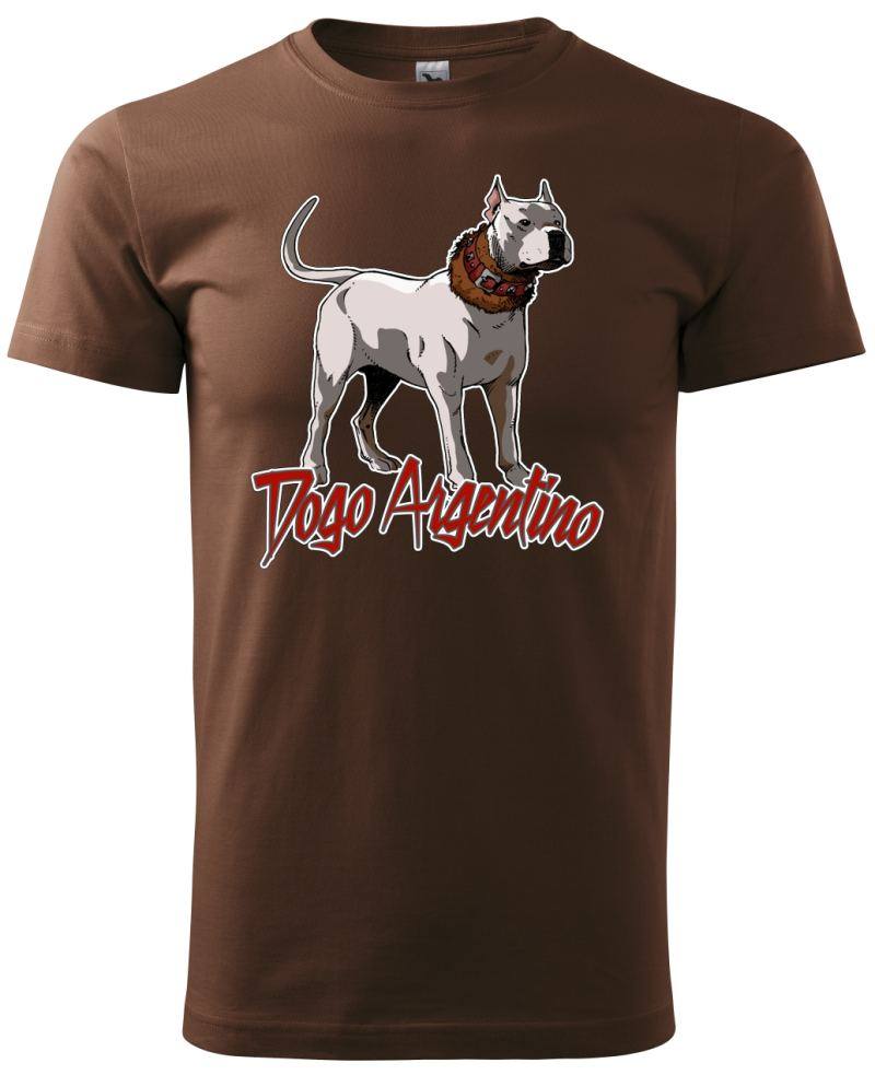 Tričko s potlačou Dogo Argentino