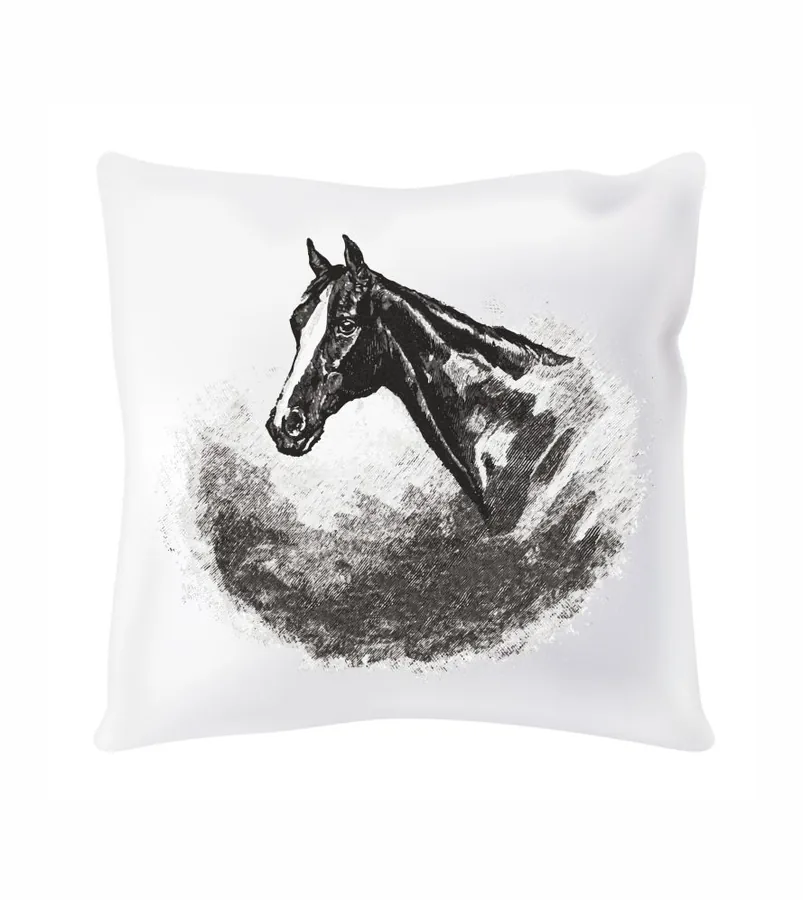 Saténový vankúš Horse