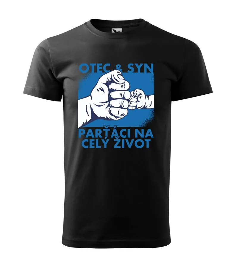 Tričko Otec a syn, parťáci na celý život
