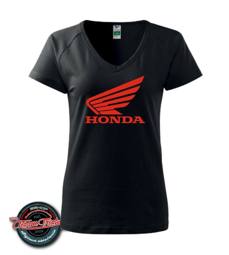 Dámske tričko s potlačou Honda 3