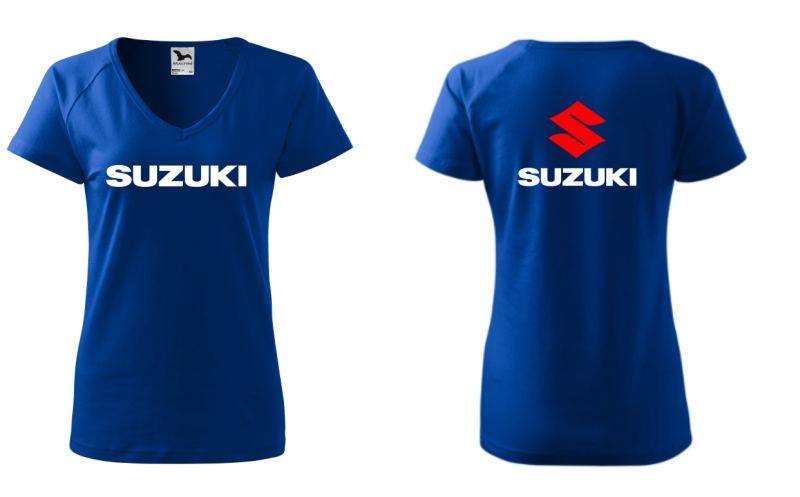 Dámske tričko s potlačou Suzuki 2