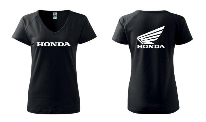 Dámske tričko s potlačou Honda 1