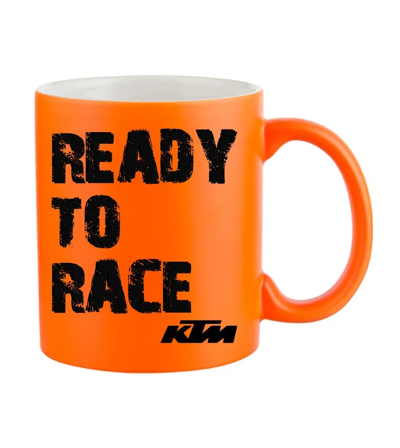 Hrnček matný neon orange KTM