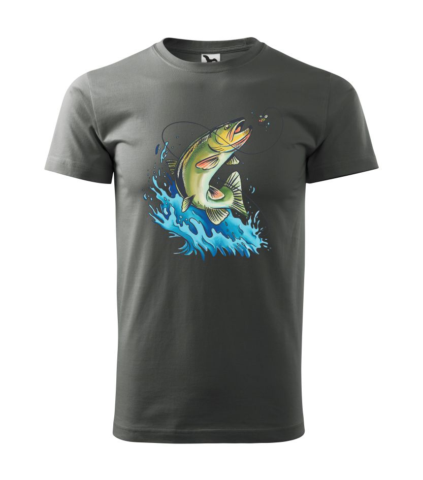 Rybárske tričko s motívom Fish