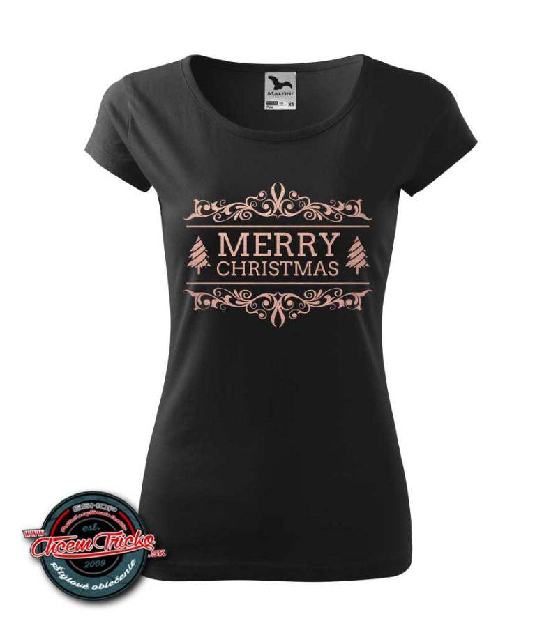 Dámske vianočné tričko Merry Christmas