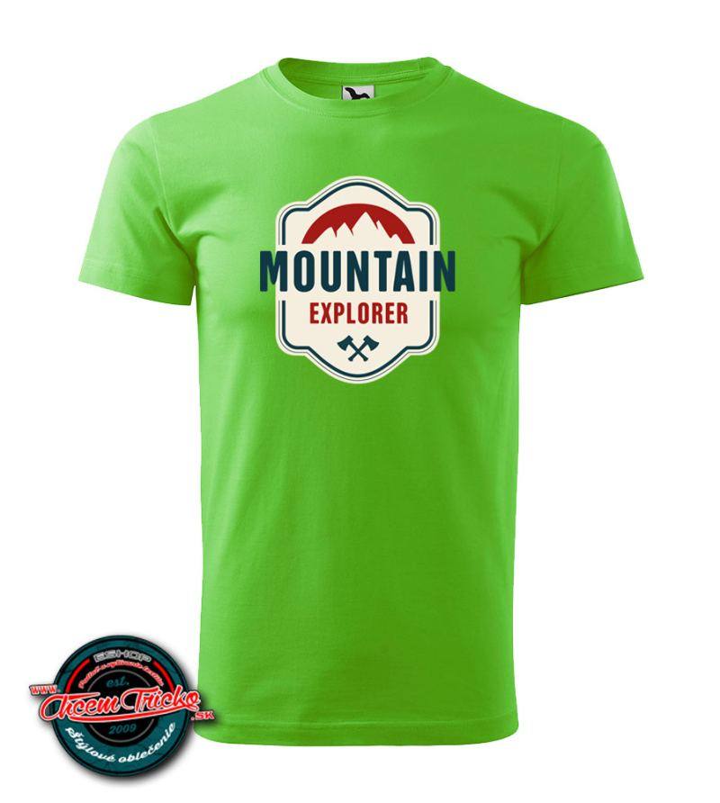 Pánske turistické tričko Mountain explorer