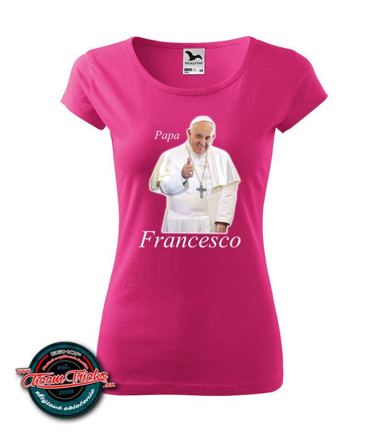 Dámske tričko Papa Francesco 2