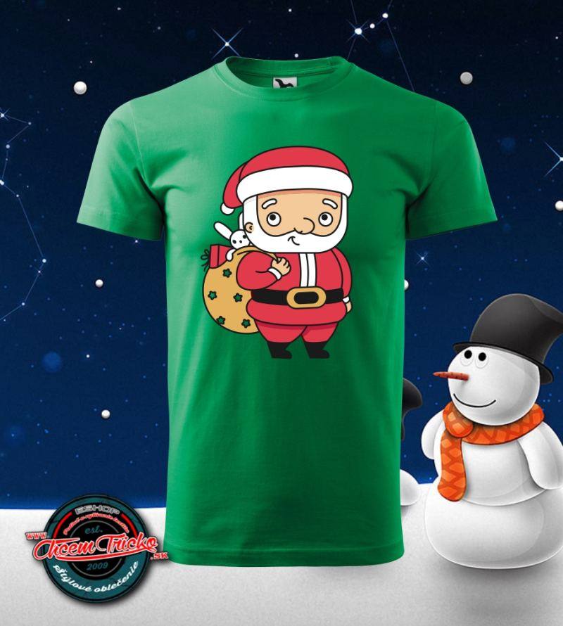 Pánske vianočné tričko Santa