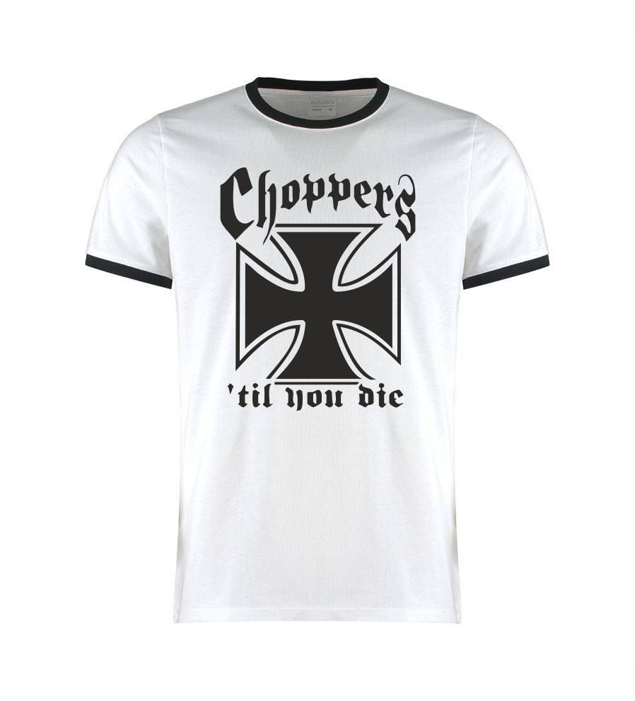 Tričko s motívom Choppers 'til you die