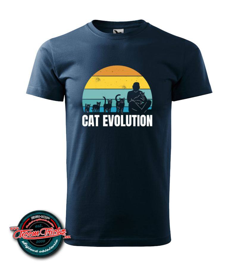 Tričko Cat evolution