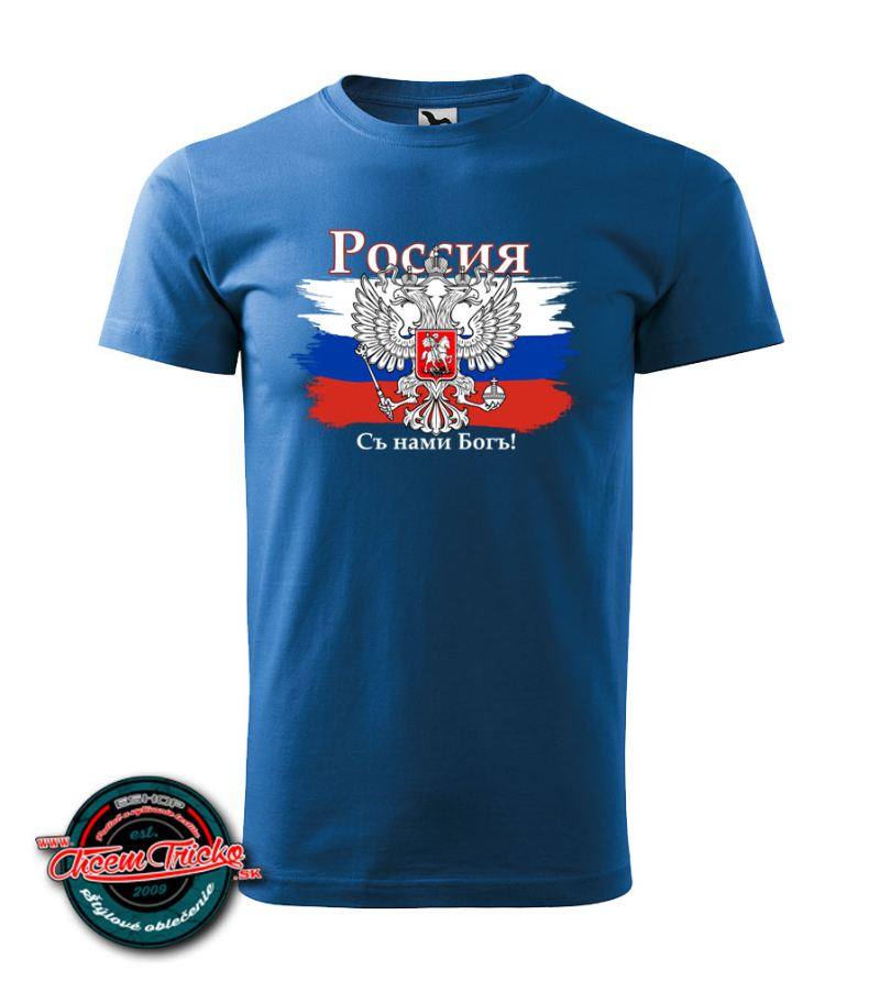 Tričko s nápisom RUSSIA new