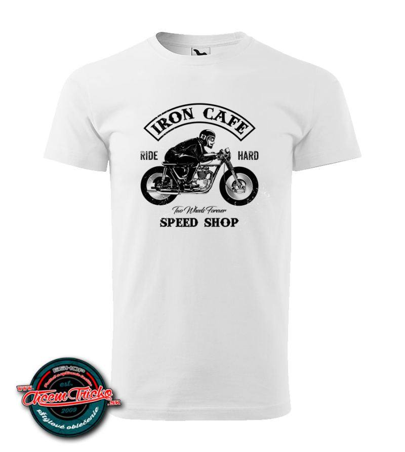 Moto tričko Iron Cafe