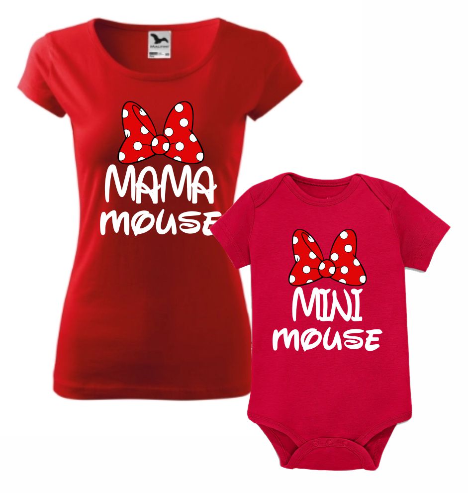 Set Mama Mouse & Minnie Mouse