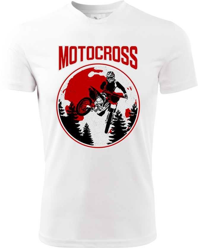 Funkčné Cool-DRY moto tričko s potlačou Motocross 1