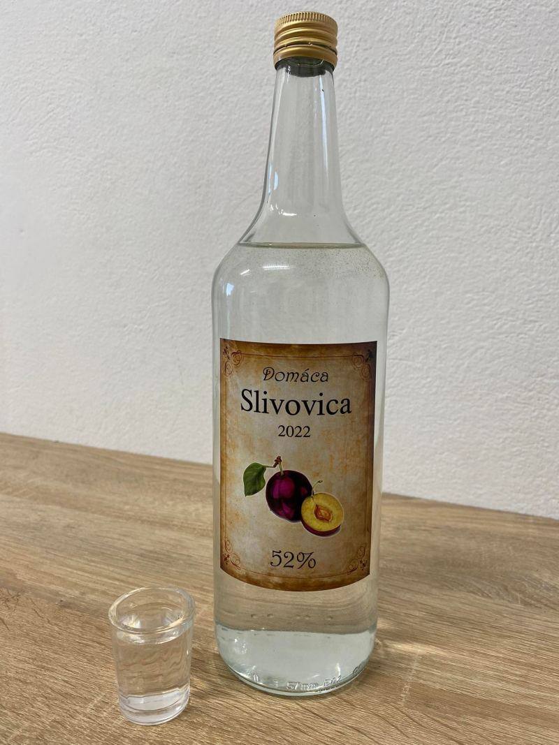 Etiketa / nálepka na fľašu Slivovica