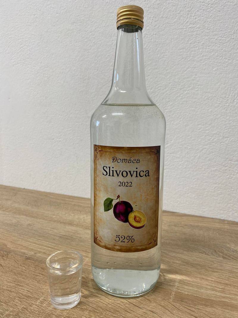 Etiketa / nálepka na fľašu Slivovica